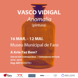 Anomalia exposição de pintura de Vasco Vidigal no Museu Municipal de Faro