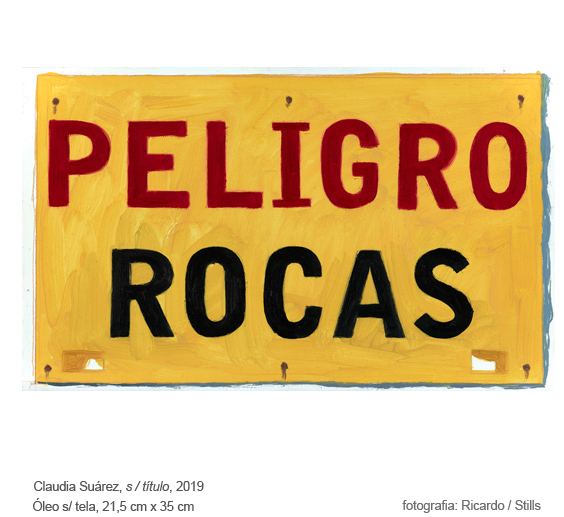 Claúdia Suárez, pintura a óleo s/ papel