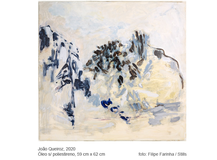 pintura de João Queiroz, oleo sobre poliestireno