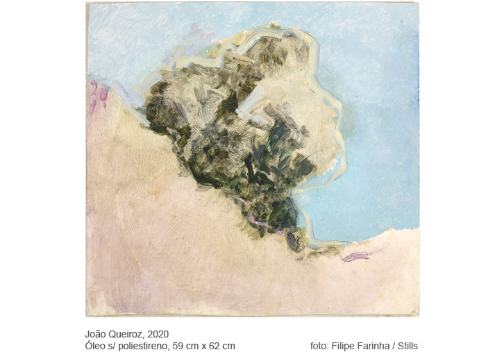 pintura de João Queiroz, oleo sobre poliestireno