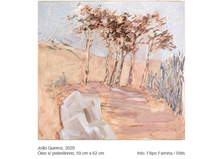 pintura de João Queiroz, oleo sobre poliestireno